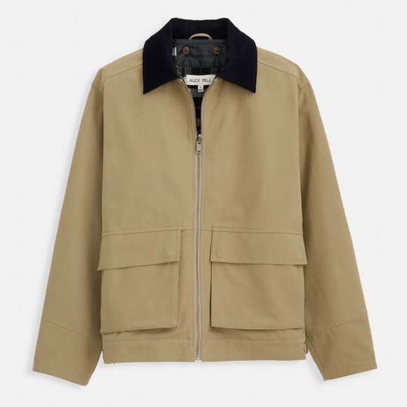 NWT ALEX MILL Essex Jacket Size Medium Khaki - Picture 11 of 12